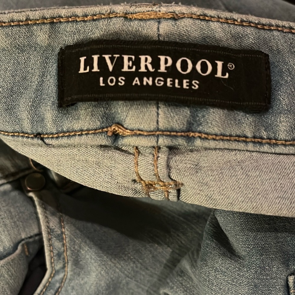 Liverpool Light Blue Denim Jeans - Picture 3 of 3